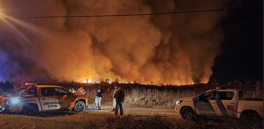 Bomberos de Prefectura combatieron dos incendios rurales en el sur del Partido de General Pueyrred&oacute;n