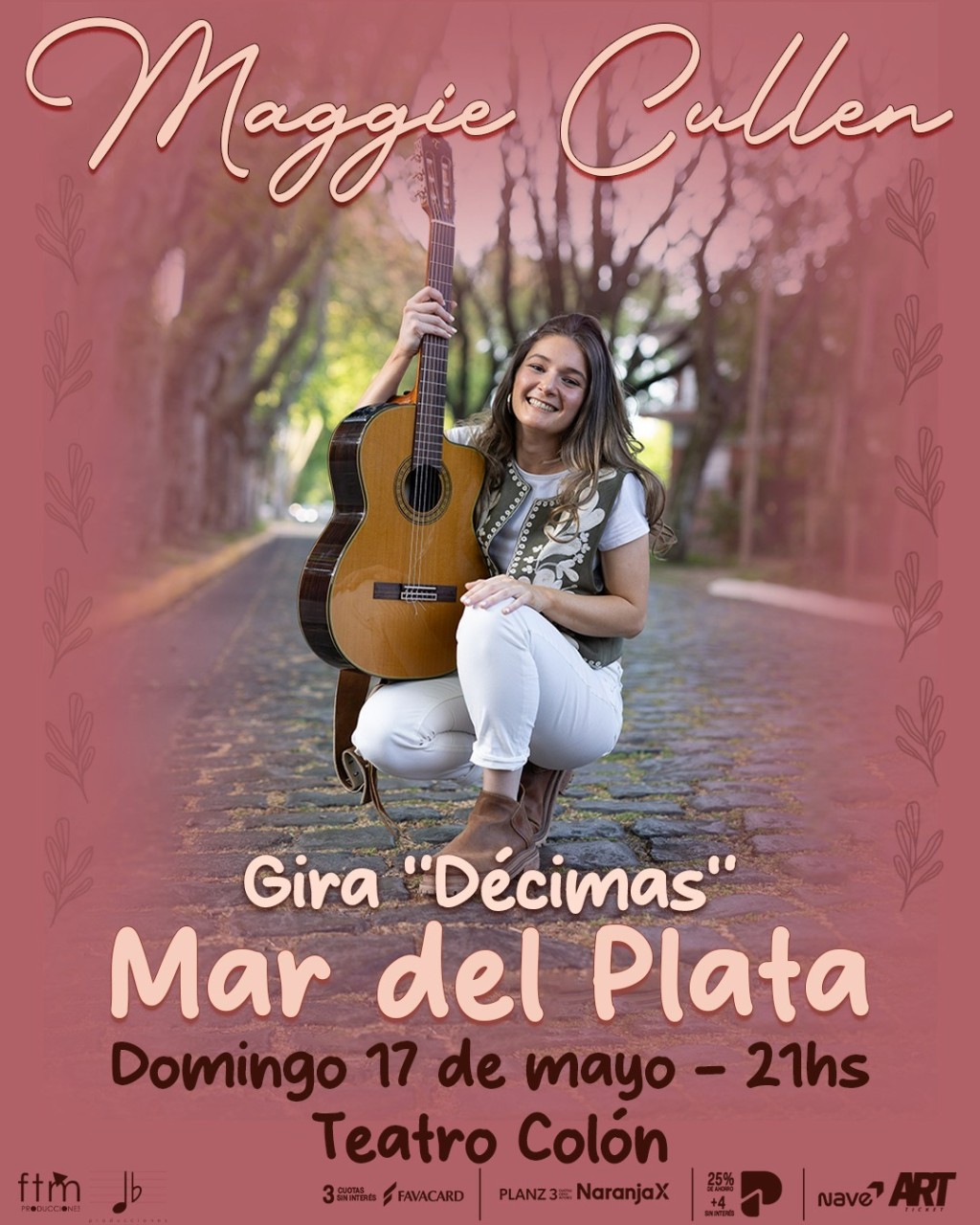 Maggie Cullen se presenta este domingo en Mar del Plata y quedan pocas localidades